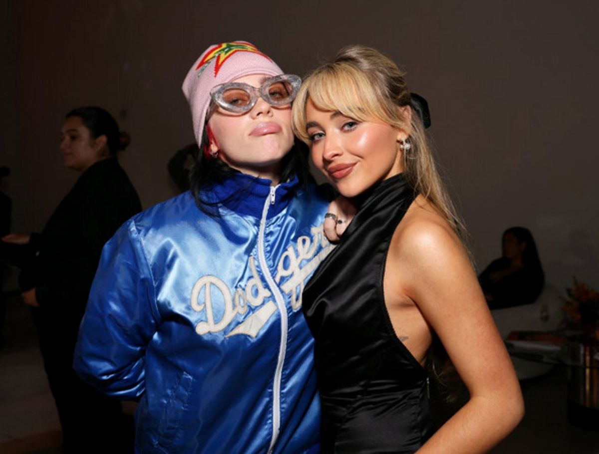 Billie Eilish and Sabrina Carpenter at 