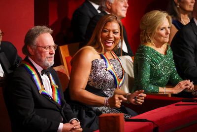 Billy Crystal, Queen Latifah, and Dr. Jill Biden  Photo