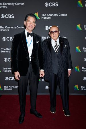 Greg Schriefer and Clive Davis Photo