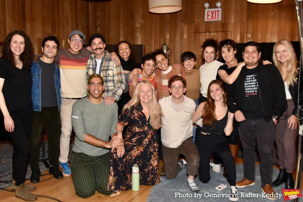The Cast and Musicians of Sweeney Todd that includes-Nathan Salstone, Bruce De La Cruz, Kyrie Courter, Raymond J. Lee, Kristie Dale Sanders, Ruthie Ann Miles, Claire Saunders, Lexi Rabadi, DeLaney Westfall, Mia Pinero, Samantha Pollino, Daniel Torrex, Felix Torrez-Ponce, Jonatthan Christoper and Joanna Carpenter at 