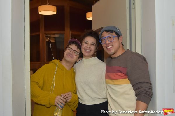Gaten Matarazzo, Mia Pinero and Raymond J. Lee Photo