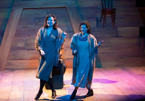 Aimee Doherty and Anna Slate in INDECENT at Wilbury Theatre Group; photo by Erin X. S Photo