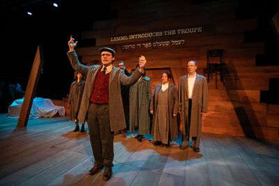 Chris Stahl and Company in INDECENT at Wilbury Theatre Group; photo by Erin X. Smithe Photo