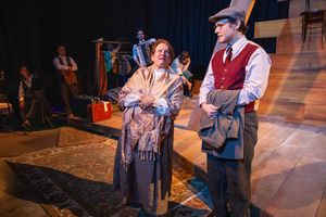 Claudia Traub and Chris Stahl in INDECENT at Wilbury Theatre Group; photo by Erin X.  Photo