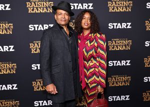 Mario Van Peebles and Kathryn Busby Photo