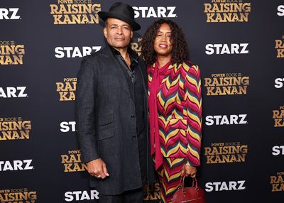 Mario Van Peebles and Kathryn Busby Photo