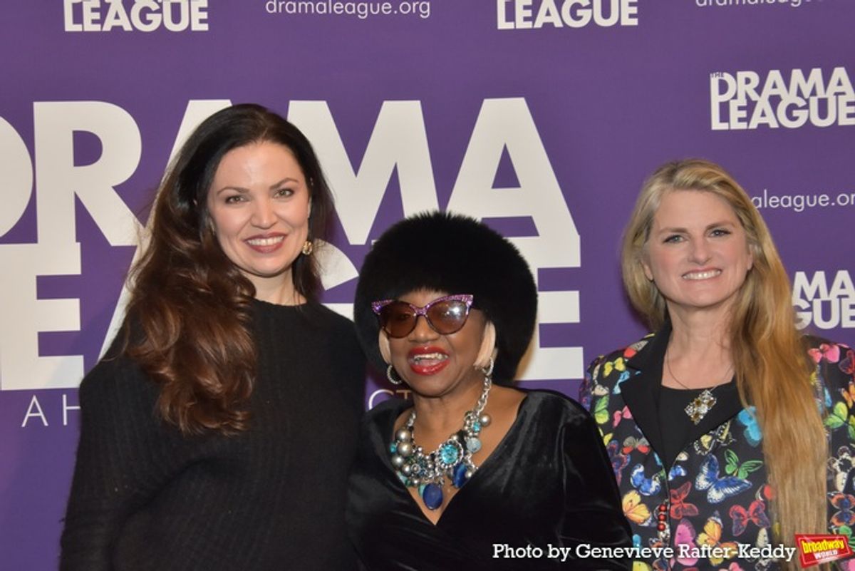 Julie Boardman (Museum of Broadway), Irene Gandy and Bonnie Comley at 