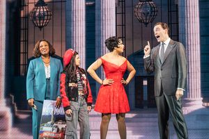 Anastacia McCleskey, Angelica Hale, Jasmine Amy Rogers, and Erich Bergen @ BroadwayWorld Anastacia McCleskey, Angelica Hale, Jasmine Amy Rogers, and Erich Bergen Photo