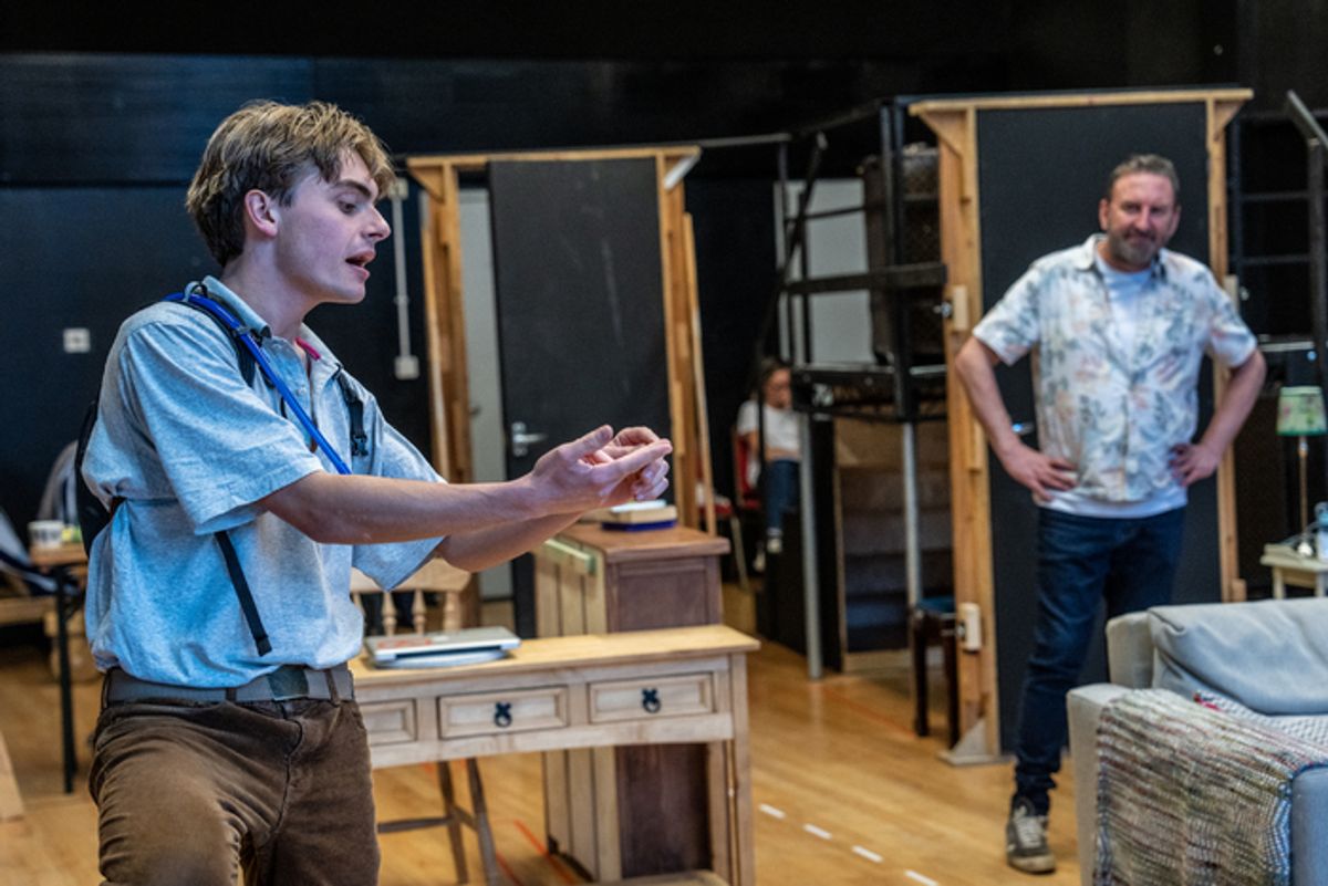 Jem Matthews and Lee Mack at 