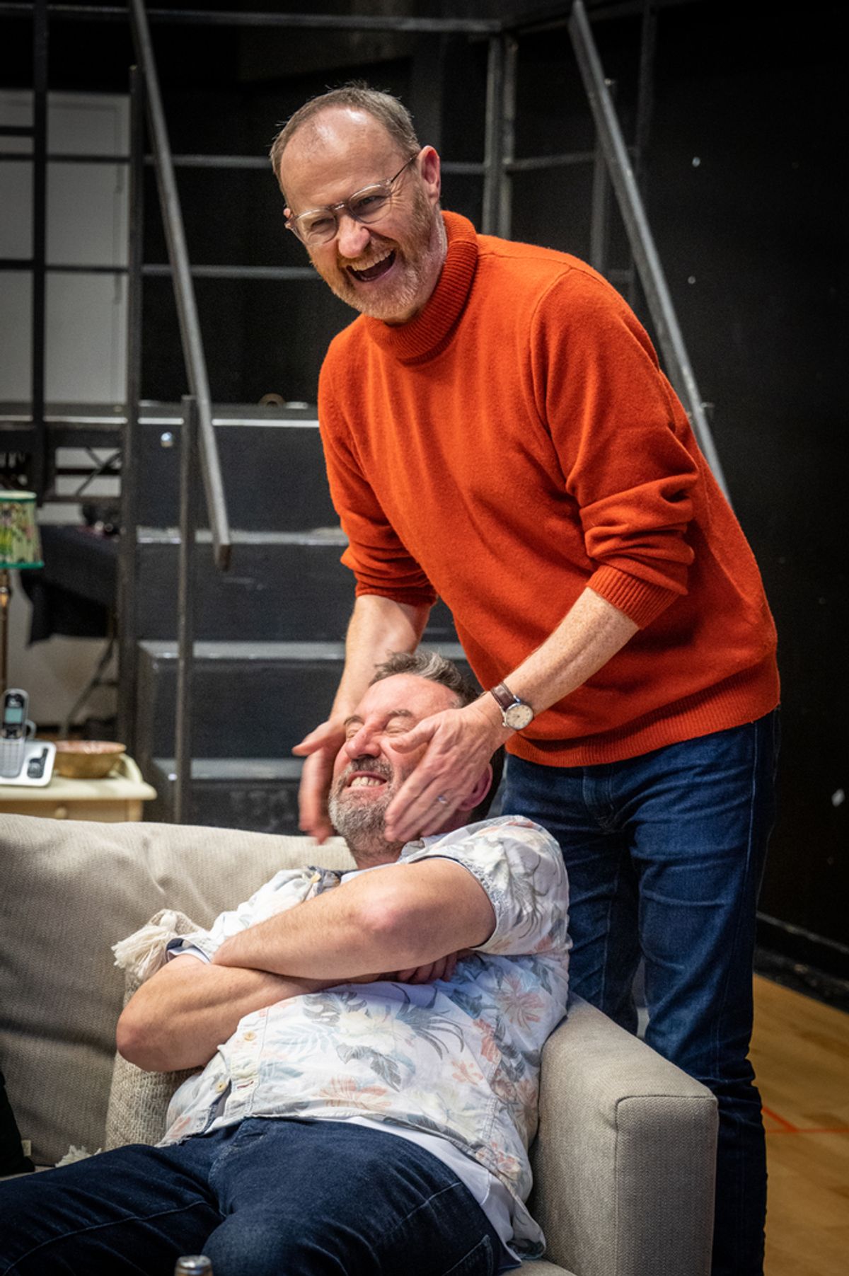 Lee Mack and Director Mark Gatiss at 
