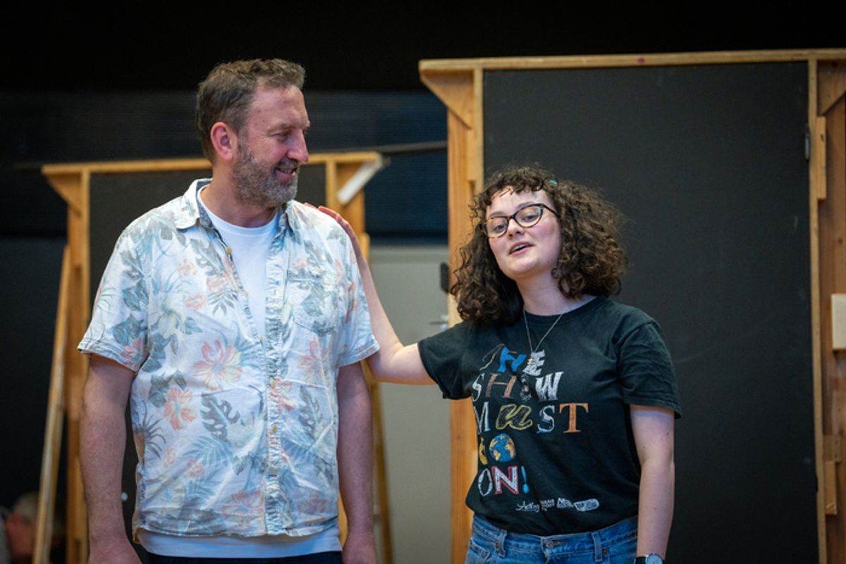 Lee Mack and Maddie Holliday at 