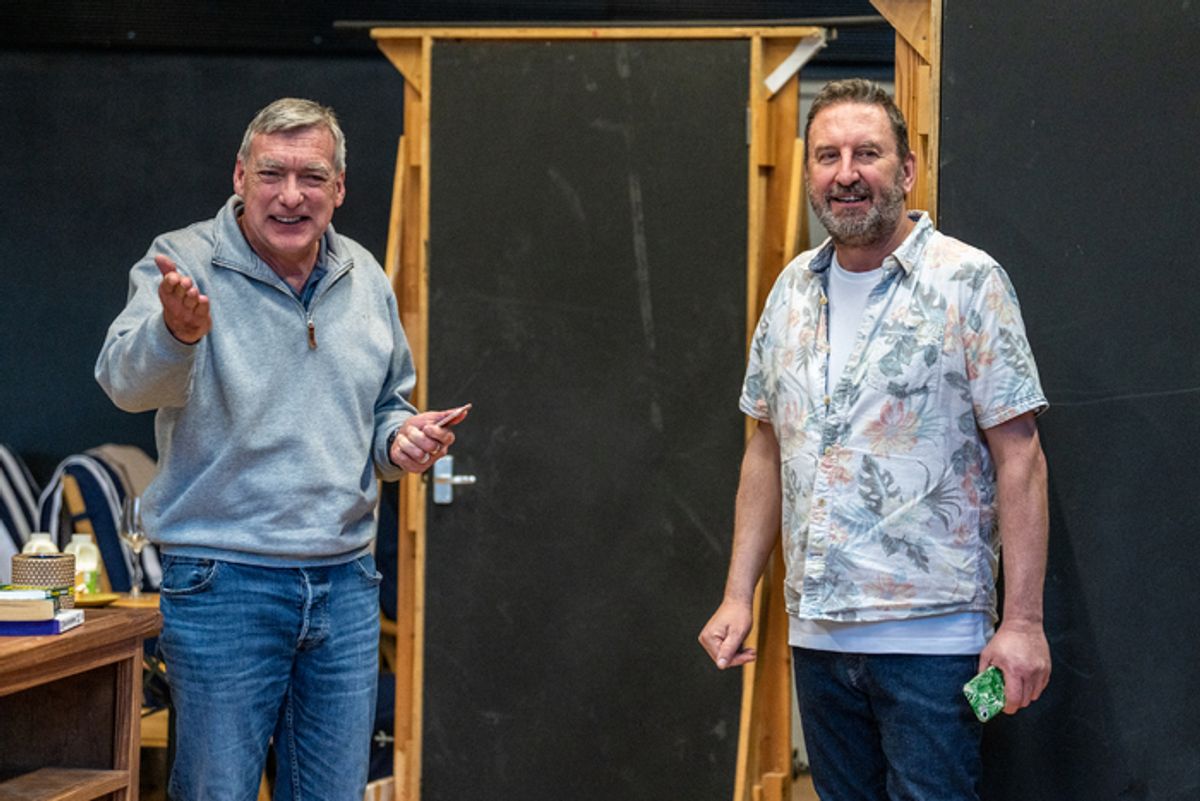 Nick Sampson and Lee Mack  at 