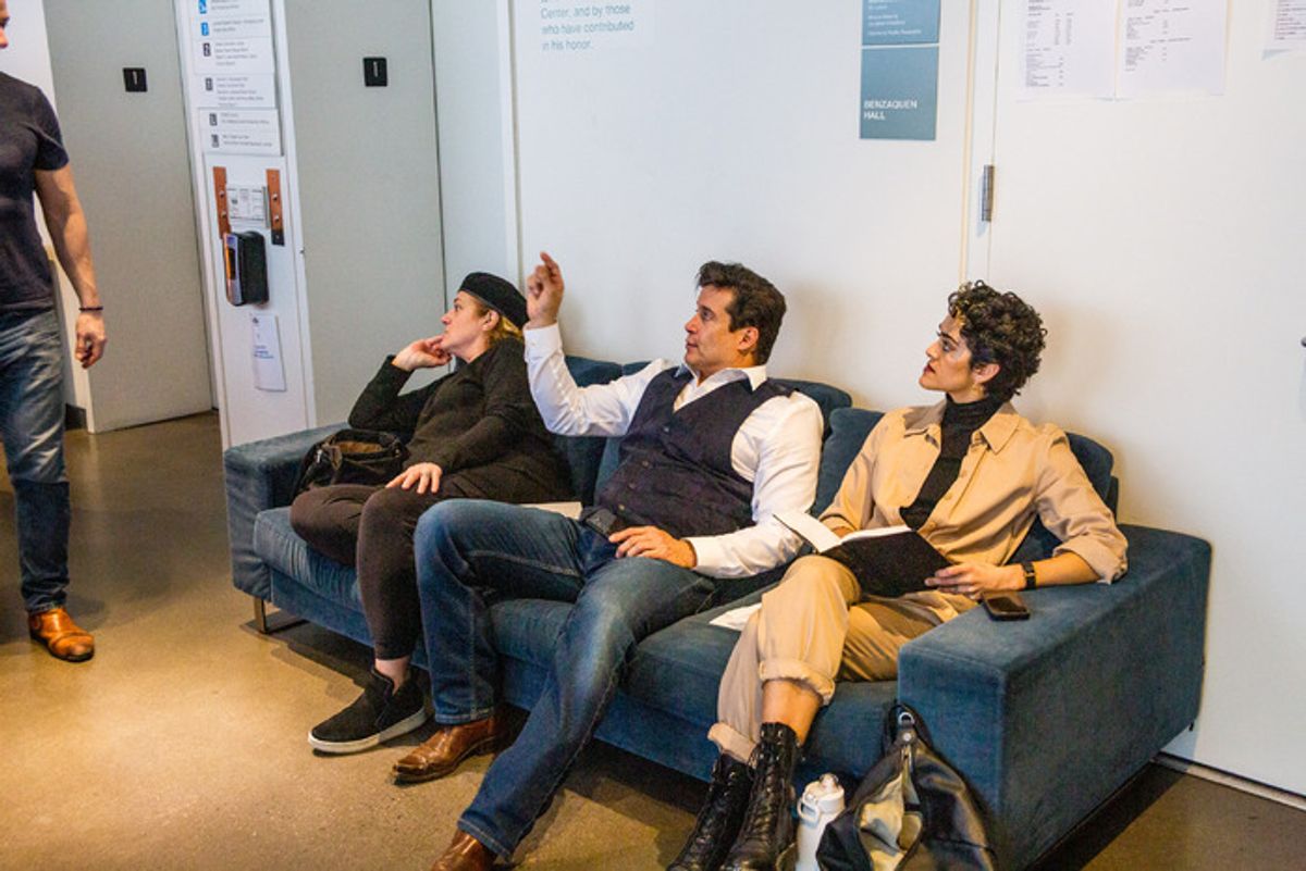 Mary Testa, Enrique Acevedo and Kayln West at 