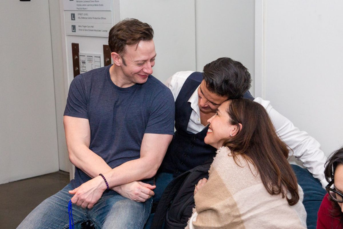 Tally Sessions, Enrique Acevedo and Andréa Burns at 