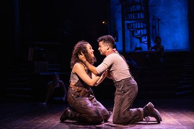 Solea Pfeiffer and Jordan Fisher Photo