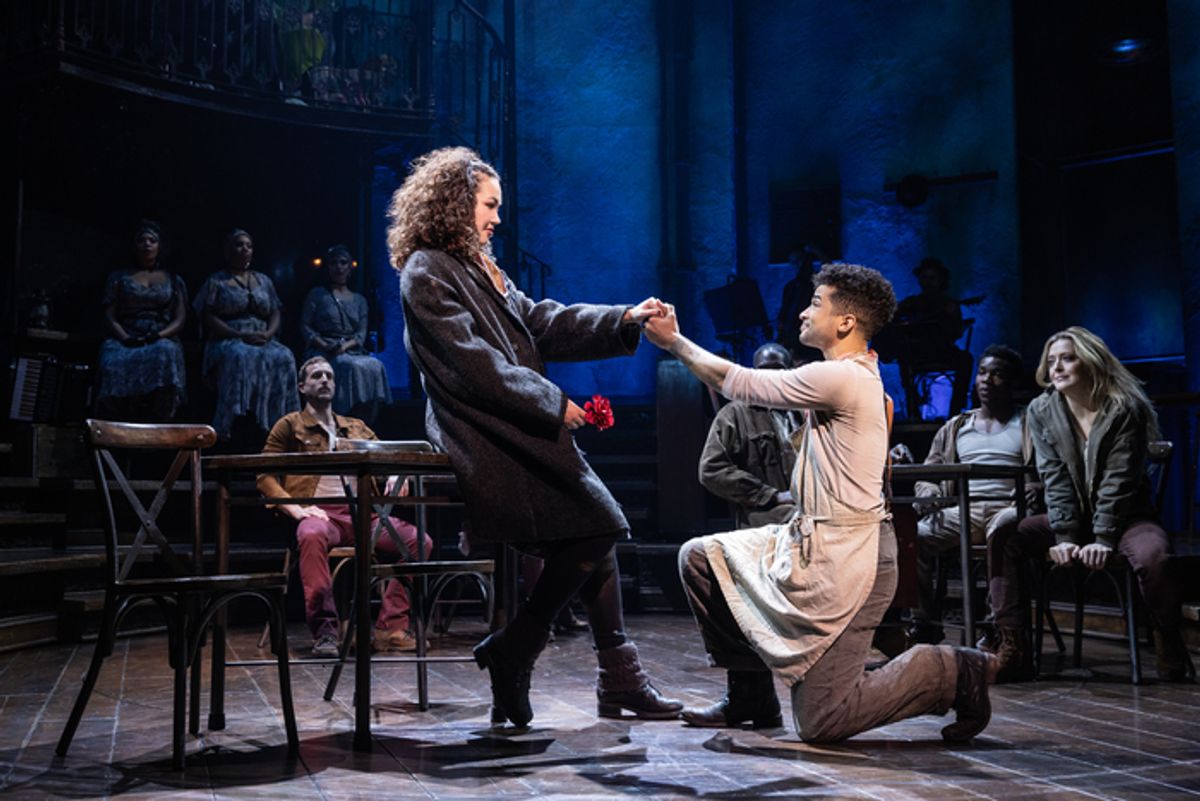 Solea Pfeiffer and Jordan Fisher at 