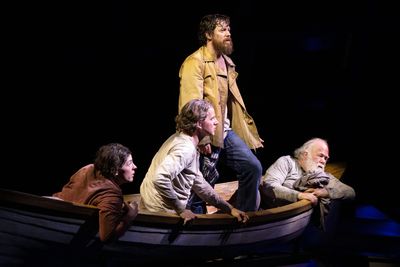 Adrian Blake Enscoe, Stark Sands, John Gallagher, Jr. and Wayne Duvall  Photo