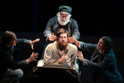 Stark Sands, John Gallagher, Jr., Wayne Duvall, and Adrian Blake Enscoe Photo