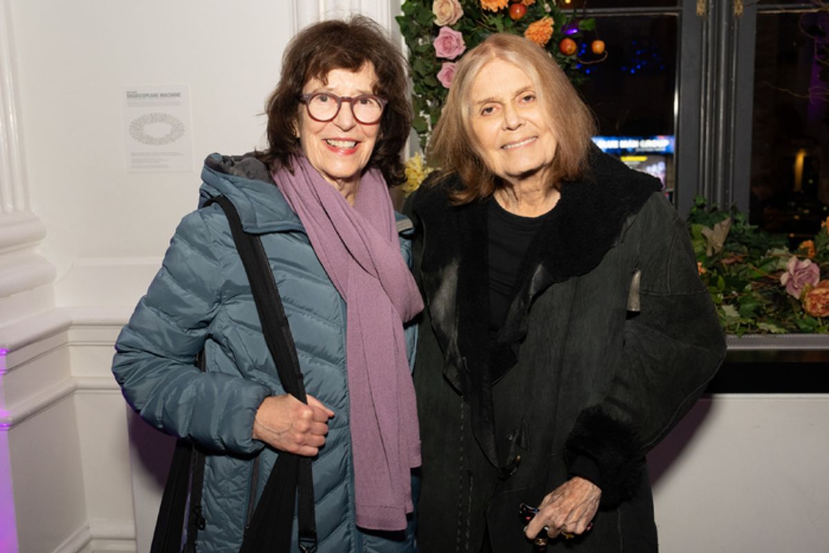 Gloria Steinem and guest at 