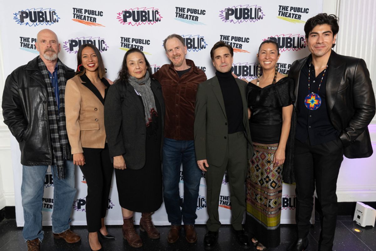 The company of Mary Kathryn Nagle’s MANAHATTA at 