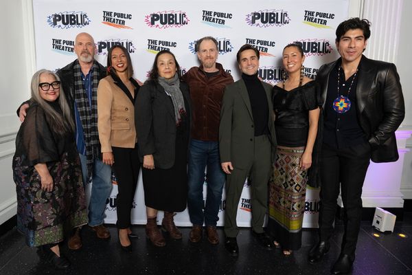 The company of Mary Kathryn Nagle’s MANAHATTA Photo