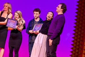 Daniel Radcliffe-Leana Rae Concepcion-Jonathan Groff Photo