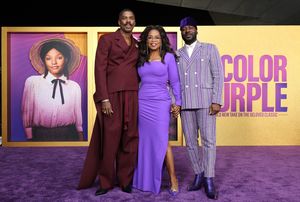 Colman Domingo, Oprah Winfrey and Blitz Bazawule @ BroadwayWorld Colman Domingo, Oprah Winfrey and Blitz Bazawule Photo