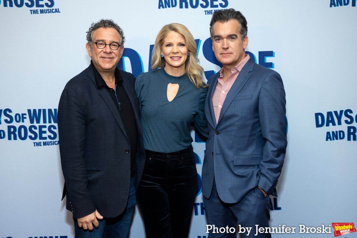 Michael Greif, Kelli O'Hara, Brian d'Arcy James at 