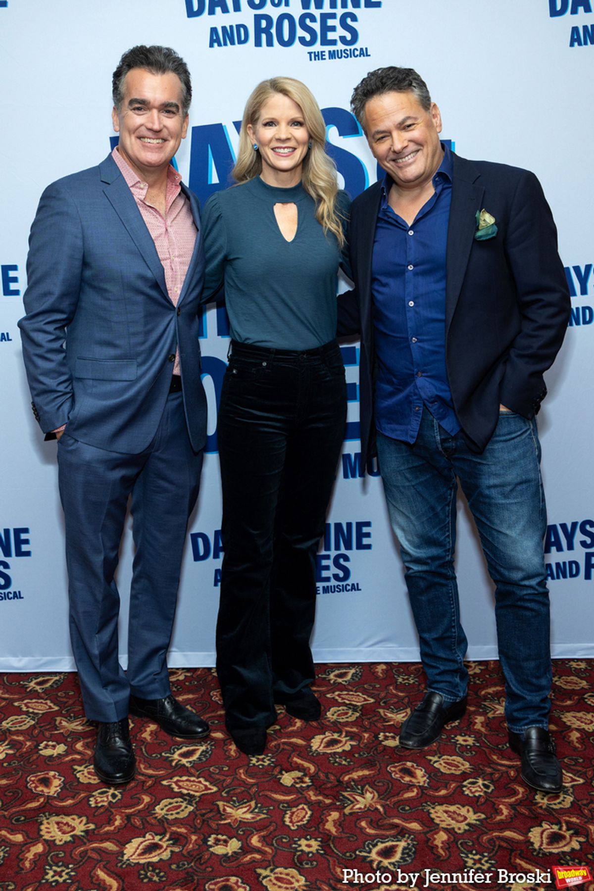Brian d'Arcy James, Kelli O'Hara, Adam Guettel at 