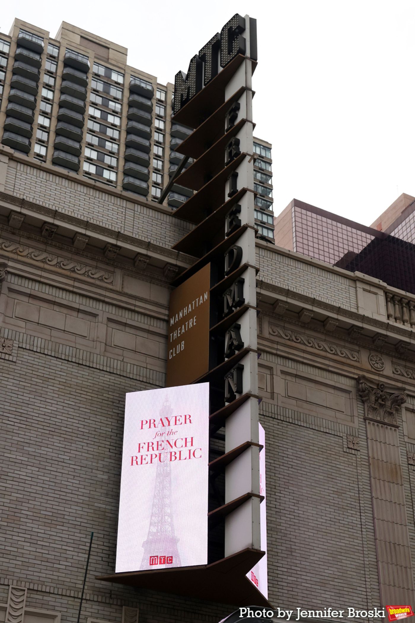 Up on the Marquee: PRAYER FOR THE FRENCH REPUBLIC  Image