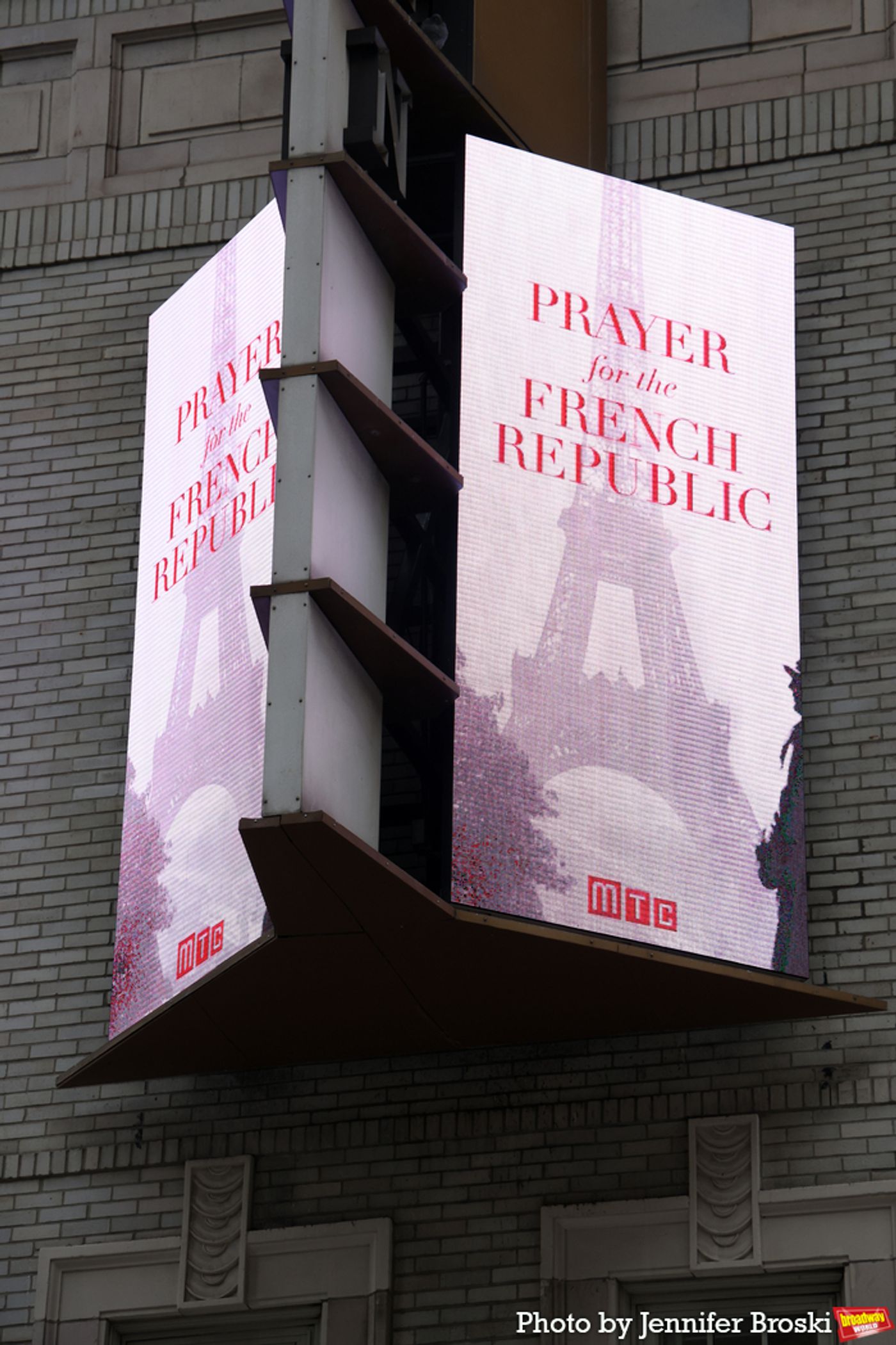 Up on the Marquee: PRAYER FOR THE FRENCH REPUBLIC  Image