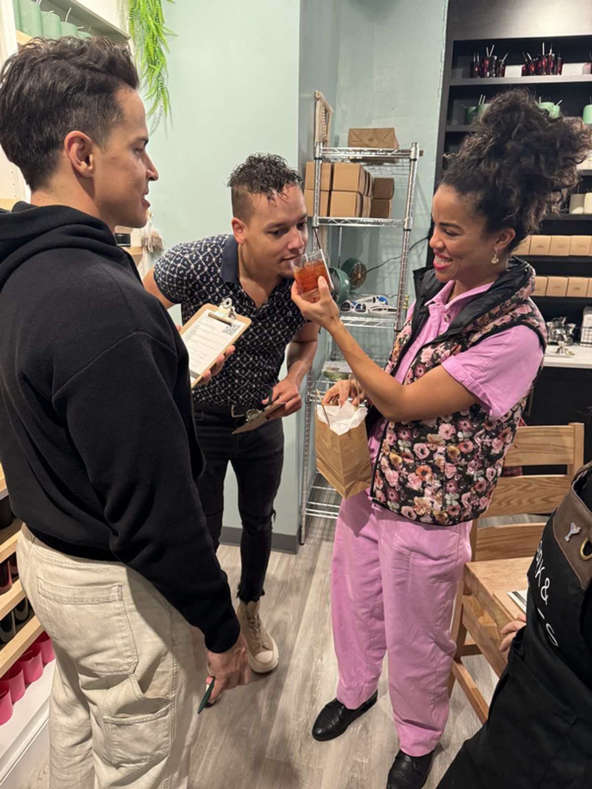 Jacob Dickey, Tyler Hardwick, and Britney Coleman  at 