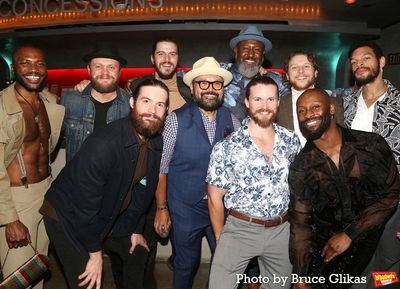 The Ensembleof "Swept Away" incuding Hunter Brown, Matt DeAngelis, Taurean Everett, C Photo