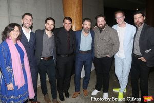 Producer Gigi Pritzker, Producer Evan Mayer, Producer Sean Hudock, Bob Crawford, Scott Avett, Producer Matthew Masten, Producer Jamie Forshaw and Seth Avett @ BroadwayWorld Producer Gigi Pritzker, Producer Evan Mayer, Producer Sean Hudock, Bob Crawford, Scot Photo