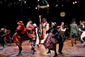 Davron S. Monroe and the cast of A Christmas Carol Photo