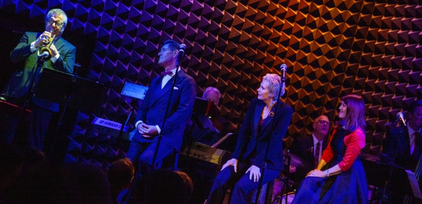 Review: JANE LYNCH & KATE FLANNERY Bring the Glee to Their Office Christmas Party In A SWINGIN' LITTLE CHRISTMAS at Joe's Pub  Image