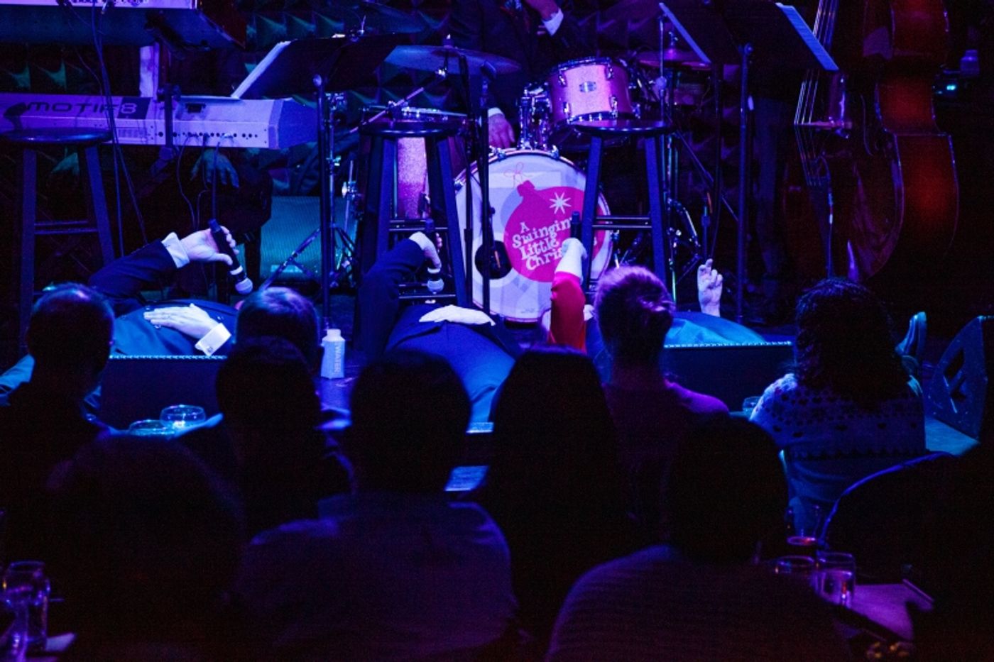 Review: JANE LYNCH & KATE FLANNERY Bring the Glee to Their Office Christmas Party In A SWINGIN' LITTLE CHRISTMAS at Joe's Pub  Image