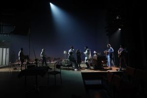 Dana Saleh Omar [she/her], Dave Honigman [he/him], Mark David Kaplan [he/him], Sam Li Photo