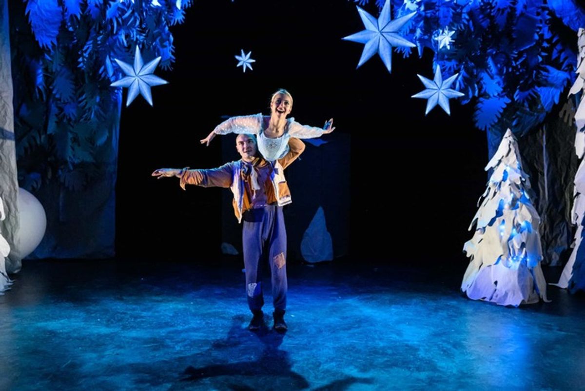 Vato Tsikurishvili and Maryam Najafzada in Snow Maiden. Photo courtesy of the production. at 