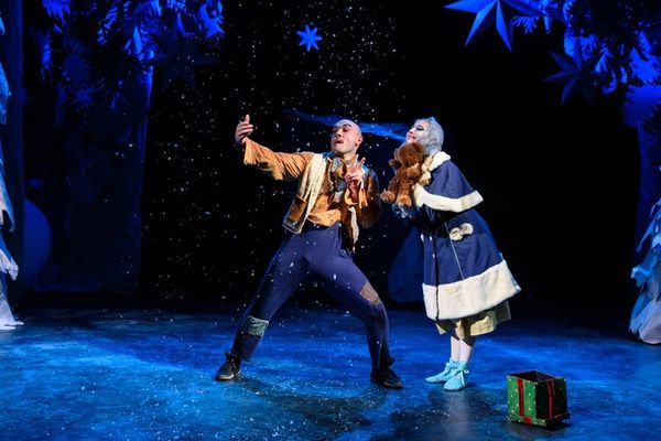 Vato Tsikurishvili and Maryam Najafzada in Snow Maiden. Photo courtesy of the product Photo