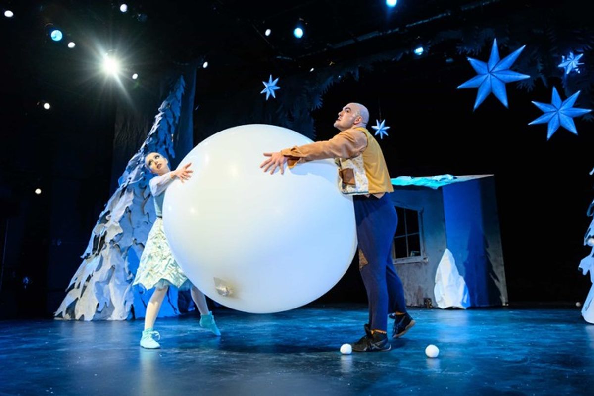 Vato Tsikurishvili and Maryam Najafzada in Snow Maiden. Photo courtesy of the production. at 
