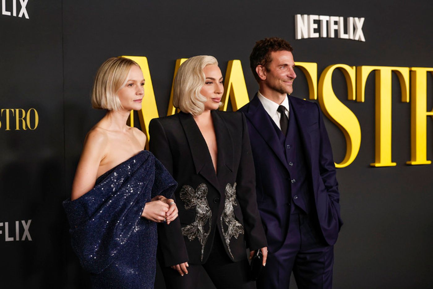 Photos: Lady Gaga & Bradley Cooper Reunite at the MAESTRO Premiere; Carey Mulligan, Jonathan Bailey & More Attend Photos: Lady Gaga & Bradley Cooper Reunite at the MAESTRO Premiere; Carey Mulligan, Jonathan Bailey & More Attend Image