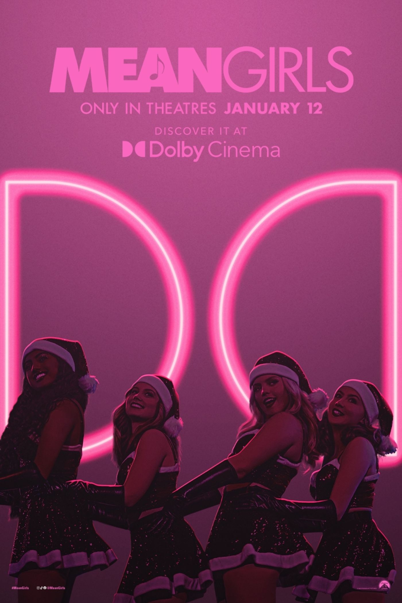 Photo: New MEAN GIRLS Poster Updates Holiday Performance For New Movie Musical  Image