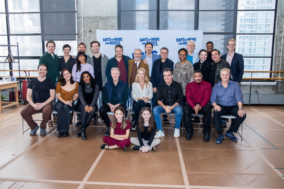 Back row: Steven Booth, Nicole Ferguson, Karla Puno Garcia, Lucas McMahon, Connor Schwantes, Adam Guettel, Craig Lucas,
Kevin McCollum, Michael Greif, Angelisa Gillyard, David Manis, Joey Monda, Kelcey Watson, Mark Cortale, Lorenzo Thione. 
Middle row (sitting): (l-r) Bill English (Mr. Shaw, Others), Olivia Hernandez (Betty, Others), Sharon Catherine Brown (Mrs. Nolan, Others), Byron Jennings (Arnesen),
Kelli O’Hara (Kirsten Arnesen), Brian d’Arcy James (Joe Clay),
David Jennings (Jim Hungerford, Others), Tony Carlin (Rad, Others)
Bottom row: (l-r) Addie Manthey (Understudy) and Tabitha Lawing (Lila) at 
