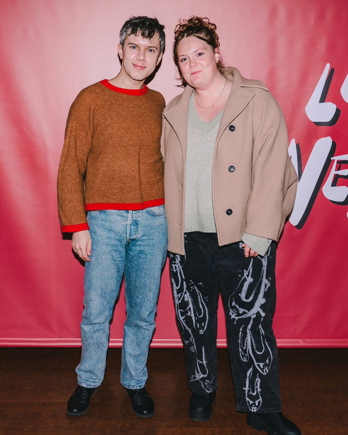Cole Escola and Grace Kuhlenschmidt at Photos: Elliot Page And More Turn Out For Opening Night of LESS LONELY At Greenwich House Theater