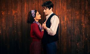 Isabelle McCalla and Grant Gustin @ BroadwayWorld Isabelle McCalla and Grant Gustin Photo