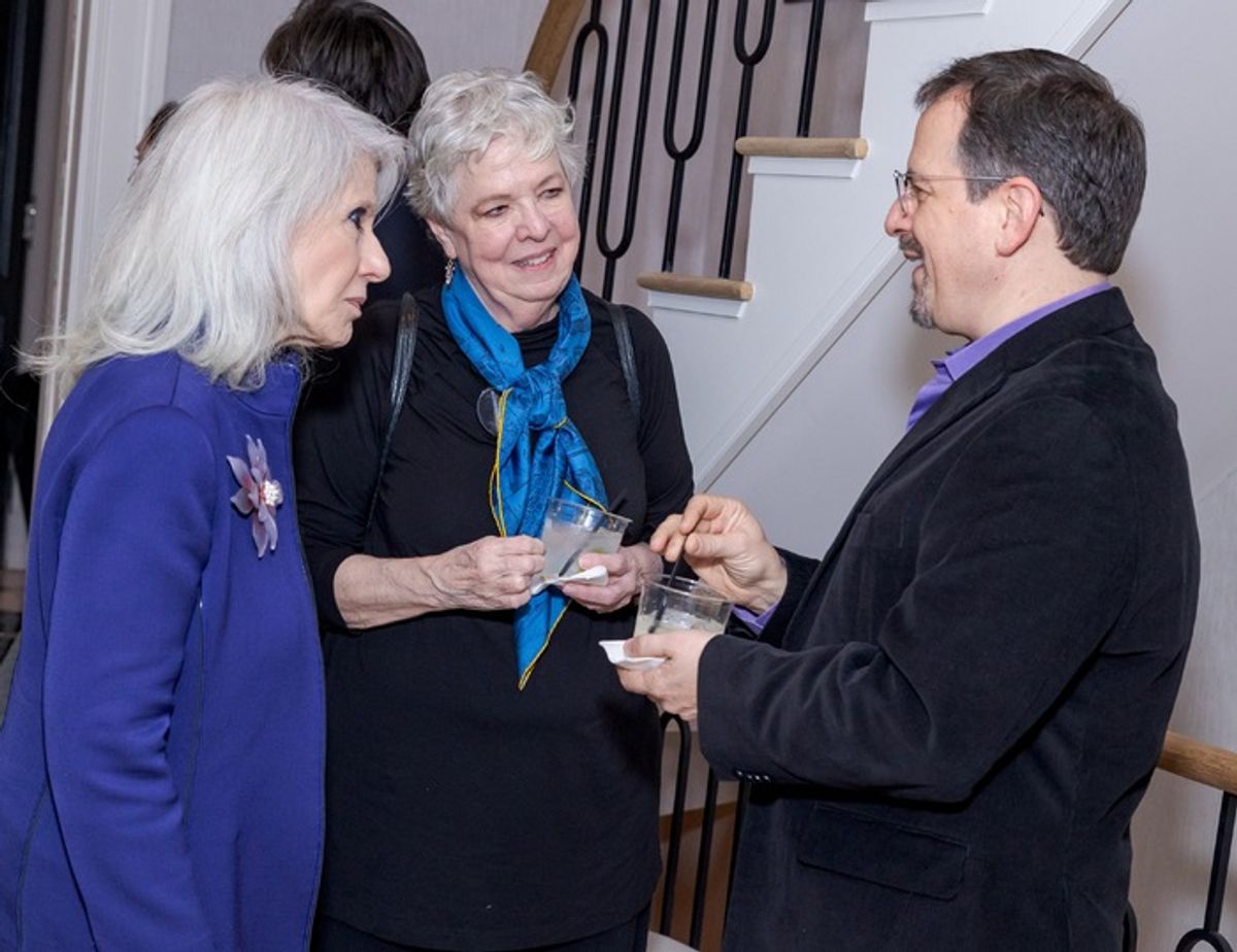 Jamie DeRoy; Sarah Douglass; and Jesse Berger at 