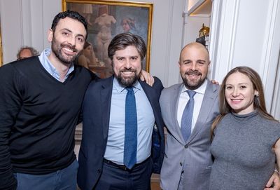 Eyal Fisher; Martin Giannini; Benjamin H. Plum; and Rachel Plum  Photo