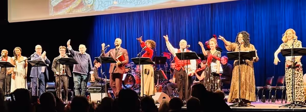 Cedric Lamar; Christina Sajous; Brad Oscar; Carson Elrod; Richard Maltby Jr.; Nichola Photo