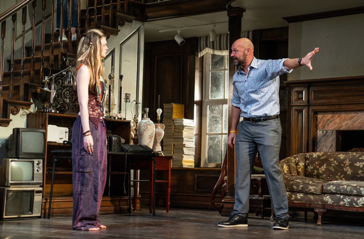 Elle Fanning and Corey Stoll at 